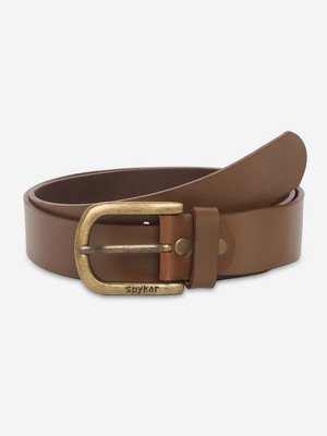 Spykar Men Casual Brown Genuine Leather Belt