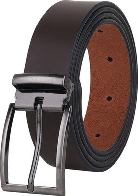 LOOPA Men Formal, Casual, Evening, Party Brown Genuine Leather Belt