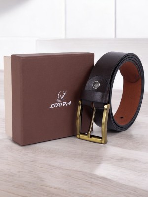 LOOPA Men Formal, Casual, Evening, Party Brown Genuine Leather Belt