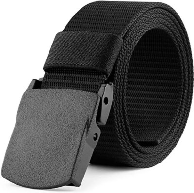 Niddleman Fashion India Men Formal, Formal, Casual, Party Black Nylon Belt