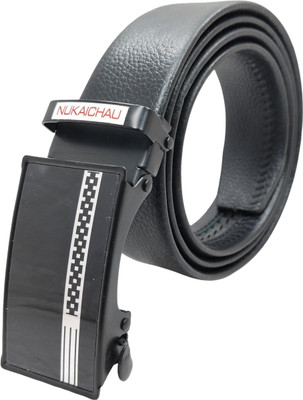 NUKAICHAU Boys Formal, Casual, Evening, Party Black Artificial Leather, Texas Leatherite Belt