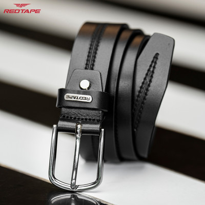 RED TAPE Men Formal, Casual Black Genuine Leather Belt