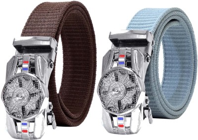 IVIV Women Casual Blue, Brown Nylon Belt