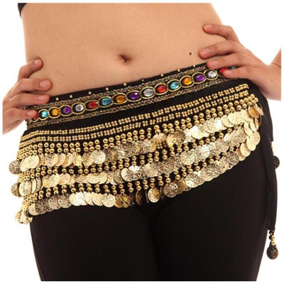 VRITRAZ Women Party Gold Fabric, Metal Belt