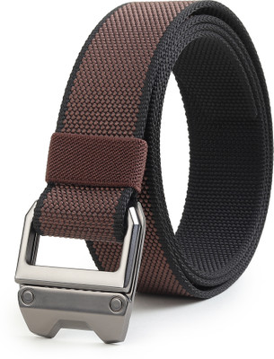Mast & Harbour Men Formal, Casual, Evening, Party Black Nylon Belt