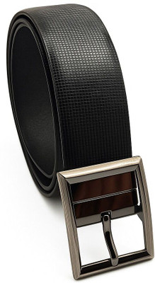 BoomSlang Men Formal, Casual Black Genuine Leather Belt