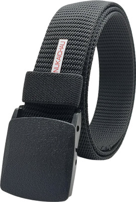 NUKAICHAU Boys & Girls Casual, Evening, Party Black Nylon Belt