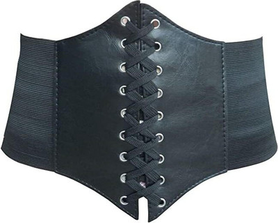 TREXEE Girls Casual, Formal, Evening, Party Black Artificial Leather Belt