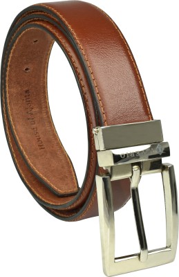 AJANTA Men Casual, Formal, Party Brown Genuine Leather Belt