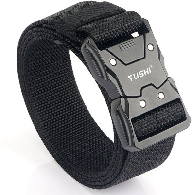 Tushi Men Black Nylon Belt