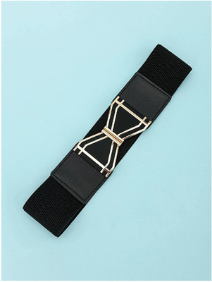 FAS Women Party, Casual, Formal Black, Gold Genuine Leather Belt
