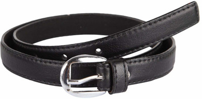 TANISHKA EXPORT Girls Casual, Party, Formal, Evening Black Artificial Leather Belt