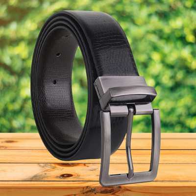 Trend Men & Women Casual, Evening, Formal, Party Black Artificial Leather Belt