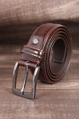 PETER ENGLAND Men Formal Brown Genuine Leather Belt