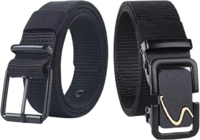 DARKLEATHERIS Men Casual, Evening, Formal Multicolor Nylon Belt