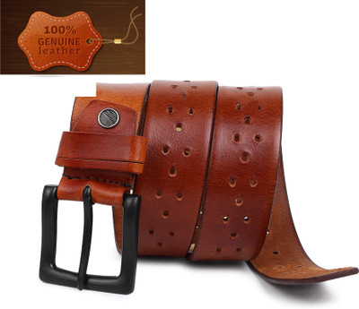 Alton Boys & Girls Casual, Party, Evening, Formal Brown Genuine Leather Reversible Belt