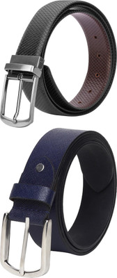 Jungler Men Evening, Party, Formal, Casual Black, Brown, Blue Genuine Leather Belt