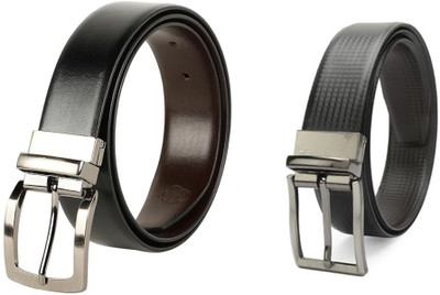 PROVOGUE Men Casual, Formal Multicolor Texas Leatherite Reversible Belt
