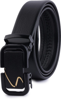 ZEVORA Men Casual, Formal, Party Black Artificial Leather Belt