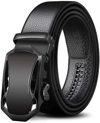 KIMY Men Formal, Casual, Party Black Artificial Leather Reversible Belt