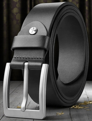 Roadster Men Formal, Casual, Evening, Party Black Genuine Leather Belt