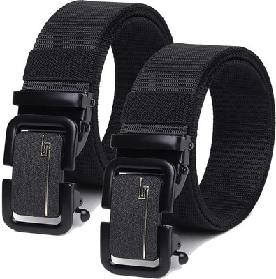 ROVERSOLE Men Casual Black Synthetic Belt