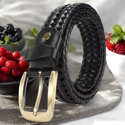 LOBATA LIFESTYLE Men & Women Formal, Party Tan Genuine Leather Belt