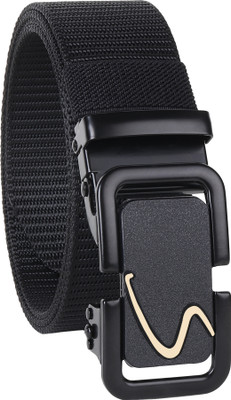 HENEDA Men Casual Black Synthetic Belt