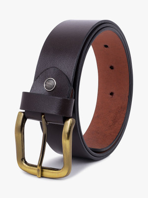 Roadster Men Formal Brown Genuine Leather Belt
