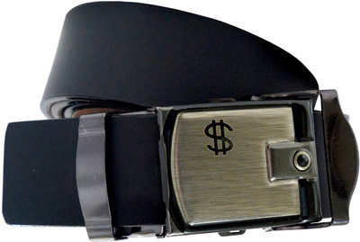 PROVOGUE Men Formal Black Synthetic Belt