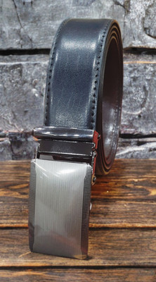 Casper Men Formal Black Texas Leatherite Reversible Belt