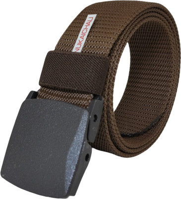 NUKAICHAU Boys & Girls Casual, Evening, Party Brown Nylon Belt