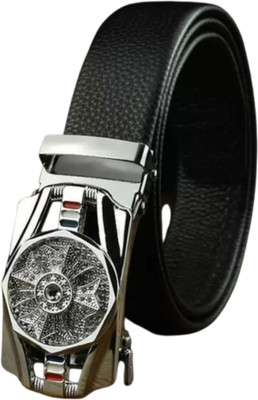 Artisanwear Men Casual Black Artificial Leather Reversible Belt