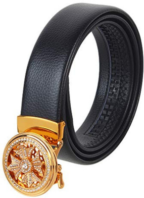 Icongadget Men Party, Party, Casual Black Texas Leatherite Belt