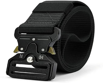 PSF SPORTS Men & Women Casual Black Nylon Belt