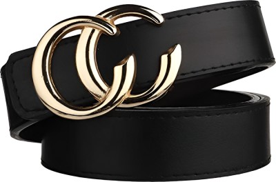 DARKLEATHERIS Women Casual, Evening, Formal, Party Black Synthetic Belt