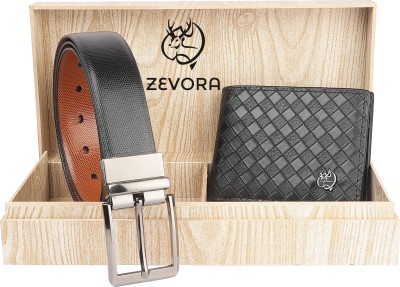 ZEVORA Men Casual, Formal, Party Multicolor Genuine Leather Reversible Belt