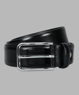 PETER ENGLAND Men Black Genuine Leather Belt