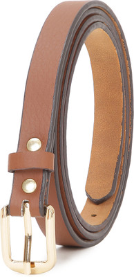 Dressberry Women Formal Tan Synthetic Belt