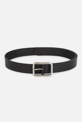 VAN HEUSEN Men Black Genuine Leather Belt