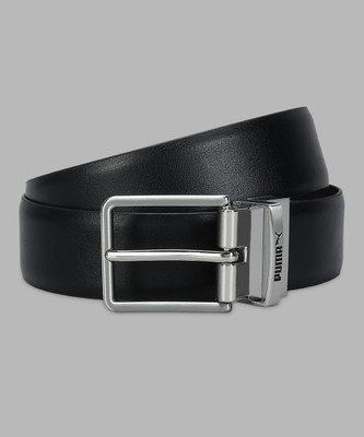 PUMA Men & Women Black Artificial Leather Belt