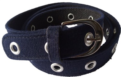 Zoro Designs Girls Casual, Party, Formal, Evening Blue Fabric, Synthetic Belt