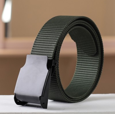 Winsome Deal Men Casual Green Canvas Belt