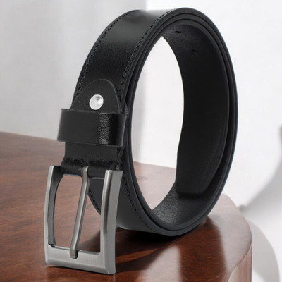 KILLER Men Casual, Evening, Formal, Party Black Artificial Leather Belt