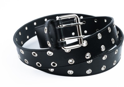 RACHYETA Men & Women Casual Black Artificial Leather Belt