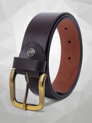 WARCKS Men Formal, Casual, Party, Evening Brown Genuine Leather Belt