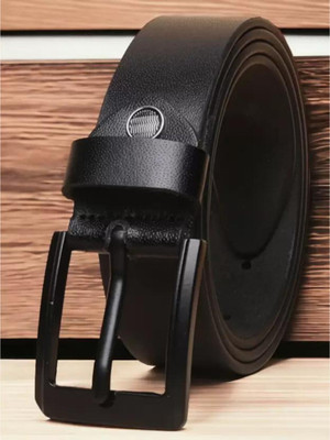 Icongadget Men Casual, Formal, Evening, Party Black Genuine Leather Belt
