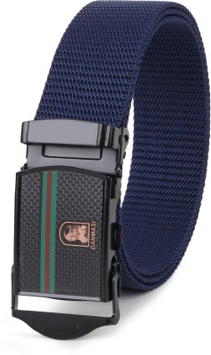 HENEDA Men Casual, Formal Blue Nylon Belt