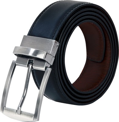 Fly Fashion Men Formal, Casual, Party Black Genuine Leather Reversible Belt