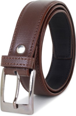 ZACHARIAS Boys Casual, Formal, Party Brown Synthetic Belt